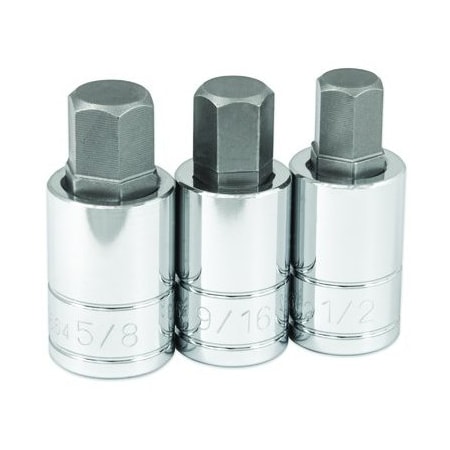 Titan SKT SET HEX BIT SAE 3 PC TL16162